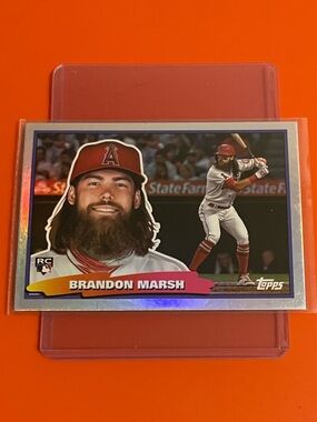 Brandon Marsh #88BF-27 [Rookie] 2022 Topps Archives ‘88 Big Foil Baseball Card